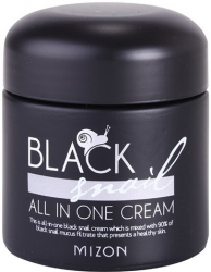 Mizon Black Snail All In One krém 75ml a Oční Snail krém 10ml